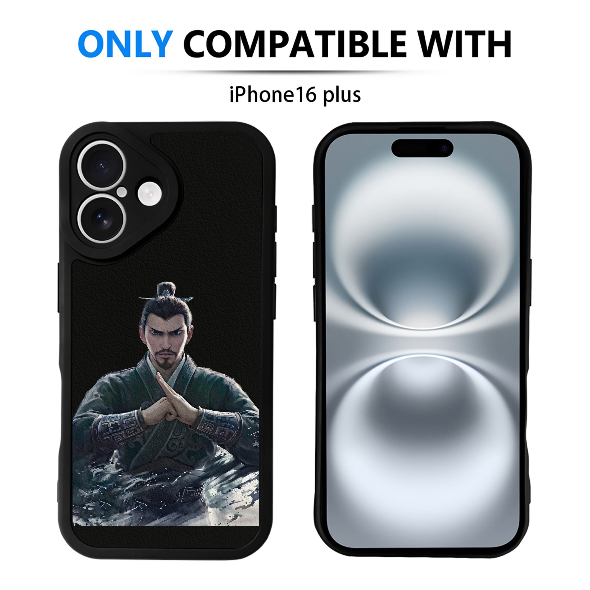 （画像用） Ne Zha 2 ナタ 魔童の大暴れ 【iPhone 16シリーズ対応】シリコンスマホケース（レザー調） 材質：シリコン